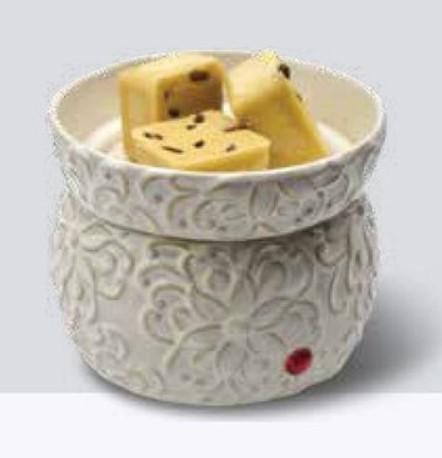 Swan Creek Electric Melter Sets Ivory Scroll 66140