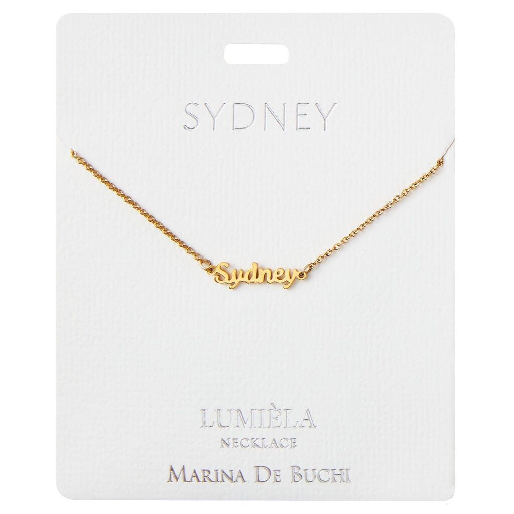 Lumiela Script Name Necklace Sydney