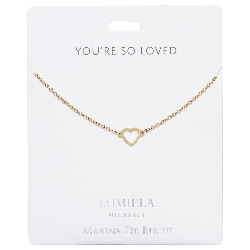 Mulberry Studios Lumiela Shape Necklace You're So Loved Heart Shape
