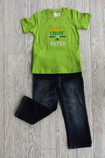 Cutest Clover in the Patch Shirt Darling Custom Designs