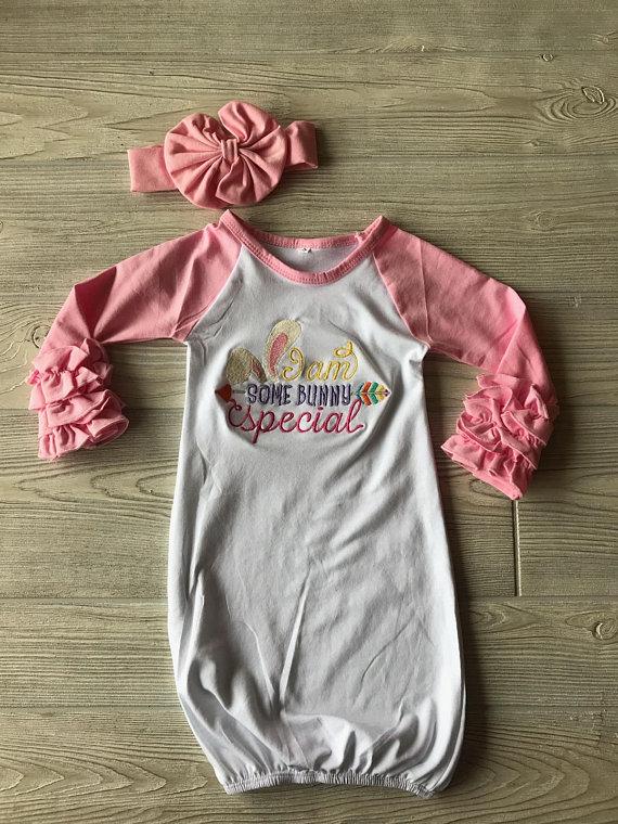 Some Bunny Special Newborn Gown