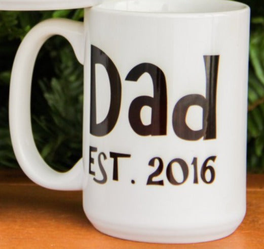 Father's Day Mug Dad Est