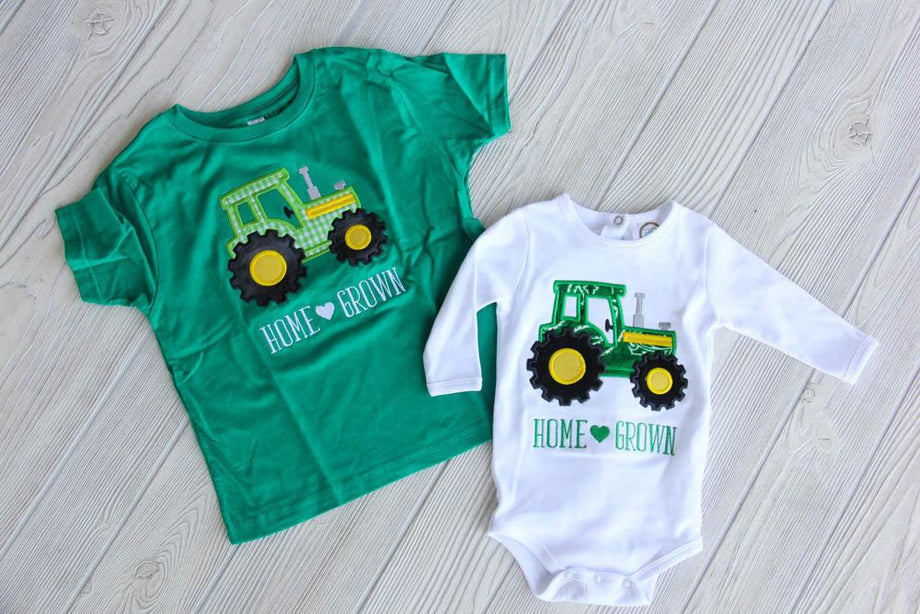 Tractor best sale baby grow