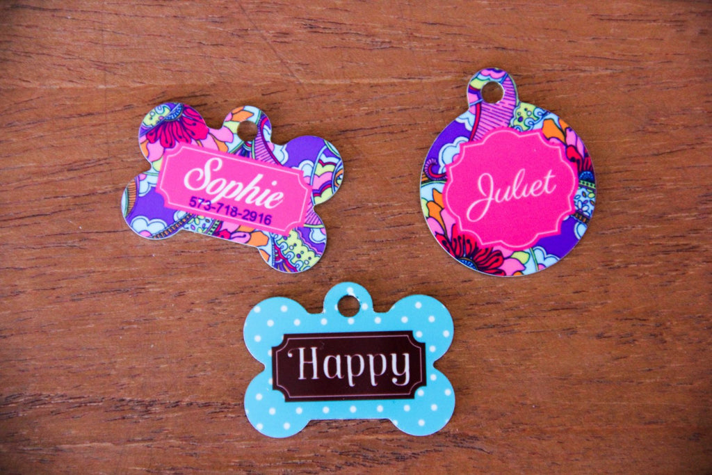 Pet Tags w/ Personalization (Print Collection)