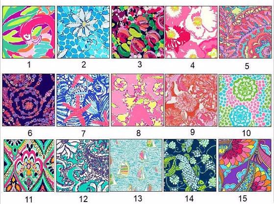 Lilly Pulitzer Inspired Clipboard (Collection 1) Darling Custom Designs